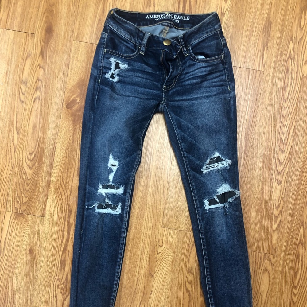 American Eagle ripped jeans